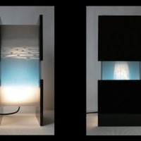 Lanterne aux Esprits vue de face et coté concept minéral 1