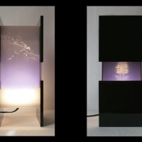 Lanterne aux Esprits vue de face et coté concept végétal 4